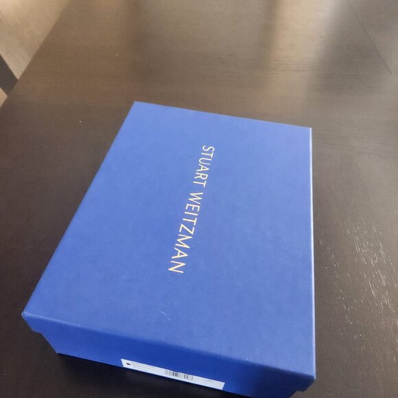 Brand New Stuart Weitzman White Allison 85 Sandal Size 39 (8 1/2) - Picture 3 of 5